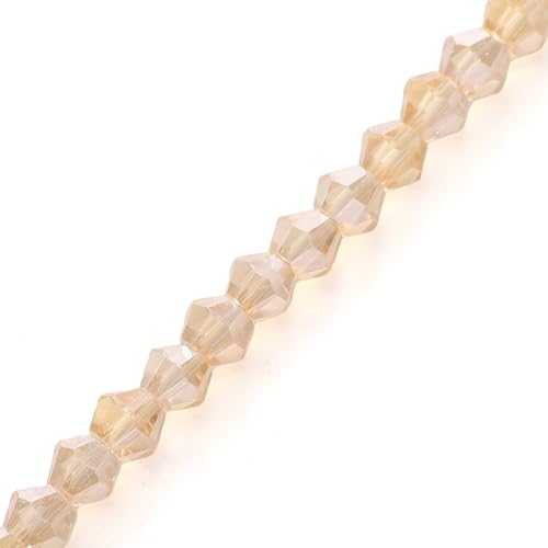 YIWU NING CHENG Glasperlen, facettiert, aus Kristall, 4 mm, 80 Stück YIWU NING CHENG Glasperlen, facettiert, aus Kristall, 4 mm, 80 Stück von YIWU NING CHENG