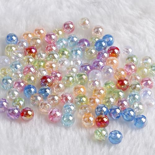 YIWU NING CHENG Runde Acrylperlen, 6 mm, 100 Stück YIWU NING CHENG Runde Acrylperlen, 6 mm, 100 Stück von YIWU NING CHENG