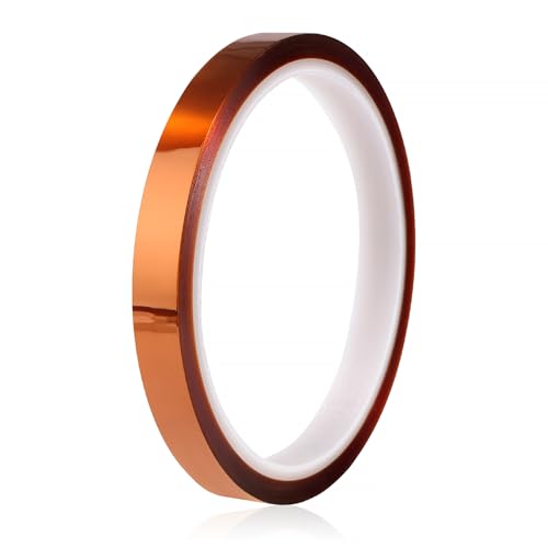 YIXISI 12mmx33m Kapton Tape, Hohe Temp Tape, Hohen Temperaturen Hitzebeständig Klebeband, Polyimid Film Klebeband von YIXISI
