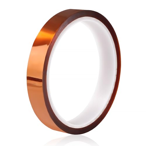 YIXISI 15mmx33m Kapton Tape, Hohe Temp Tape, Hohen Temperaturen Hitzebeständig Klebeband, Polyimid Film Klebeband von YIXISI