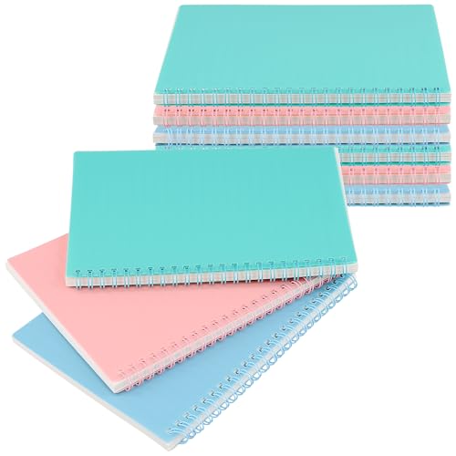 YIXNSW 9 Stück A5 Notizbuch, Hardcover Buntes Spiral Notizblock, 540 Blatt/1080 Seiten, Ruled Liniertes Notizbücher Für Tagebuch schreiben, Notizen Machen und Malerei, 14,8 x 20,8 cm YIXNSW 9 Stück A5 Notizbuch, Hardcover Buntes Spiral Notizblock, 540 Blatt/1080 Seiten, Ruled Liniertes Notizbücher Für Tagebuch schreiben, Notizen Machen und Malerei, 14,8 x 20,8 cm von YIXNSW