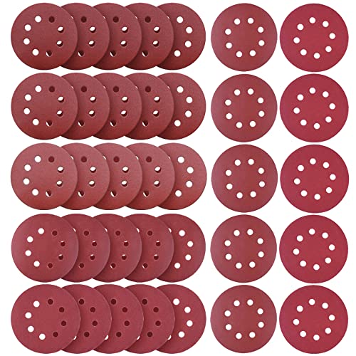35 Stück Schleifpapier 125mm Klett,8 Löcher Schleifblätter für Exzenterschleifer 320/400/800/1000/1200/1500/2000 Körnung 35 Stück Schleifpapier 125mm Klett,8 Löcher Schleifblätter für Exzenterschleifer 320/400/800/1000/1200/1500/2000 Körnung von YIYINOE