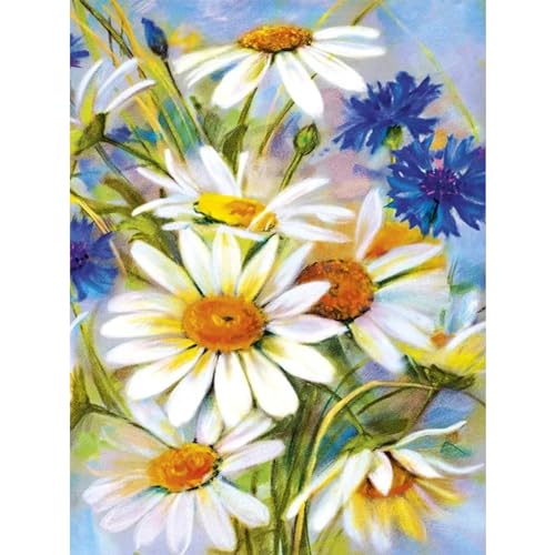 YIYUE 5D Diamond Painting Kits Bilder für Erwachsene, Blumen DIY Diamant Malerei Painting Bilder Set, Diamond Art Full Runder Malen Nach Zahlen Erwachsene Set (35x45cm), Nr. 10 von YIYUE