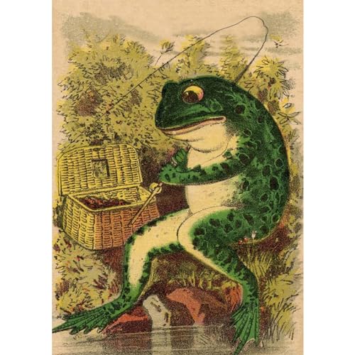 YIYUE 5D Diamond Painting Kits Bilder für Erwachsene, Frosch DIY Diamant Malerei Painting Bilder Set, Diamond Art Full Runder Malen Nach Zahlen Erwachsene Set (35x45cm), Nr. 6 von YIYUE