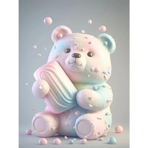 YIYUE 5D Diamond Painting Kits Bilder für Erwachsene, Panda DIY Diamant Malerei Painting Bilder Set, Diamond Art Full Runder Malen Nach Zahlen Erwachsene Set (35x45cm), Nr. 13 von YIYUE
