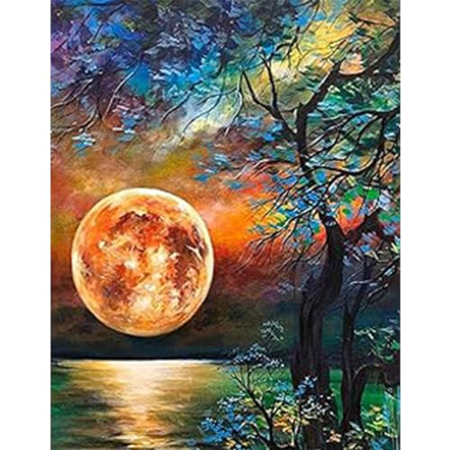 YIYUE 5D Diamond Painting Kits Bilder für Erwachsene, Sonne DIY Diamant Malerei Painting Bilder Set, Diamond Art Full Runder Malen Nach Zahlen Erwachsene Set (35x45cm), Nr. 2 von YIYUE