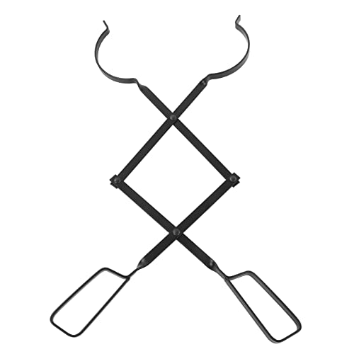 Für Kamin, für Eisen, Brennholz Tong Block Grabber mit vergrößerter Klemme, Innen-/Außenanwendung von YIZISECCE