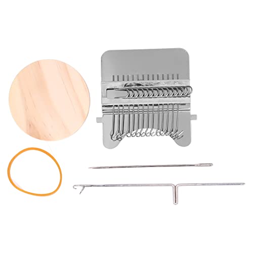 Für Mini, für DIY tragbare Schmutz -Webstuhl -Strickmaschine, Webenwerkzeug, für den Haushalt (14 Haken) von YIZISECCE