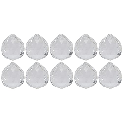 Für Suncatcher, 10 Prozent, 30 mm klare Kristallkugel Kronleuchter Anhänger Ersatz hängende Prismenteile Für Suncatcher, 10 Prozent, 30 mm klare Kristallkugel Kronleuchter Anhänger Ersatz hängende Prismenteile von YIZISECCE