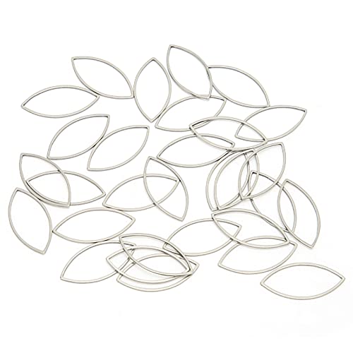 Offene Lünetten Harz Bastelschmuck Halskette Herstellung Vorräte für DIY -Kunstzubehör machen (Augenform groß* 30) von YIZISECCE