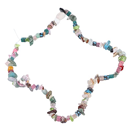 Steinperlen für Schmuck, die unregelmäßige Perlen DIY -Halskettenarmband machen Zubehör machen (Strandstein) von YIZISECCE