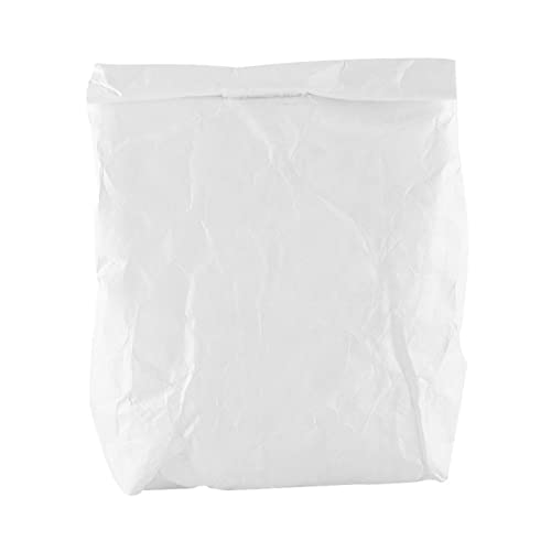 YIZISECCE YESSICE Wasserdichte Lunchbox für Outdoor-Picknick, Papiertüte Aufbewahrung für Kinder Frauen Männer (Weiß) von YIZISECCE