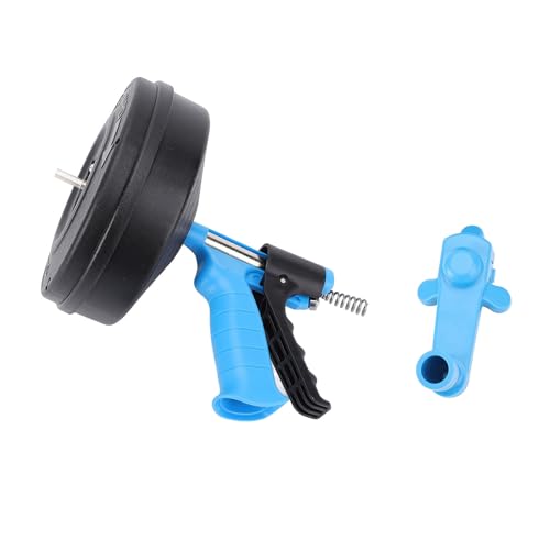 Yizisecce für Abflussreinigungsmaschine, 65 Manganstahlfeder, 2 Modi, flexibel, für 50-75 mm Rohrleitungsschlange (10 m Frühling) von YIZISECCE