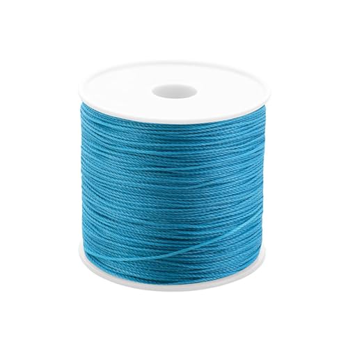 0,5 mm Ledernähgarn, Polyester, gewachst, 115 Meter pro Spule für Lederhandwerk, Nähen, Schuhreparatur, Flechtgarn 0,5 mm Ledernähgarn, Polyester, gewachst, 115 Meter pro Spule für Lederhandwerk, Nähen, Schuhreparatur, Flechtgarn von YIZITU