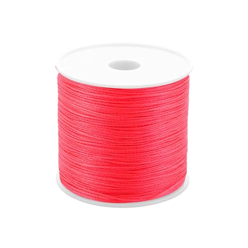 0,5 mm Ledernähgarn, Polyester, gewachst, 115 Meter pro Spule für Lederhandwerk, Nähen, Schuhreparatur, Flechtgarn 0,5 mm Ledernähgarn, Polyester, gewachst, 115 Meter pro Spule für Lederhandwerk, Nähen, Schuhreparatur, Flechtgarn von YIZITU