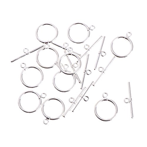 10 Stück/Set 14 mm Knebelverschlüsse Verbinder OT-Verschluss Edelstahl für Schmuck 10 Stück/Set 14 mm Knebelverschlüsse Verbinder OT-Verschluss Edelstahl für Schmuck von YIZITU