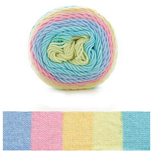 100 g buntes Baumwoll-Strickgarn, 5 Stränge, handgewebt, für dicke Häkelarbeiten, Decken, Schals, Mützen, Pullover, Kissen, Bastelgarn, Rot 100 g buntes Baumwoll-Strickgarn, 5 Stränge, handgewebt, für dicke Häkelarbeiten, Decken, Schals, Mützen, Pullover, Kissen, Bastelgarn, Rot von YIZITU