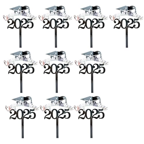 10pcs Metallic Graduation Kuchen Dekorationen Akademische Hutkuchen Für Dessert Tischparty Themenarrangements Metallic Mortarboard Dekorationen 10pcs Metallic Graduation Kuchen Dekorationen Akademische Hutkuchen Für Dessert Tischparty Themenarrangements Metallic Mortarboard Dekorationen von YIZITU