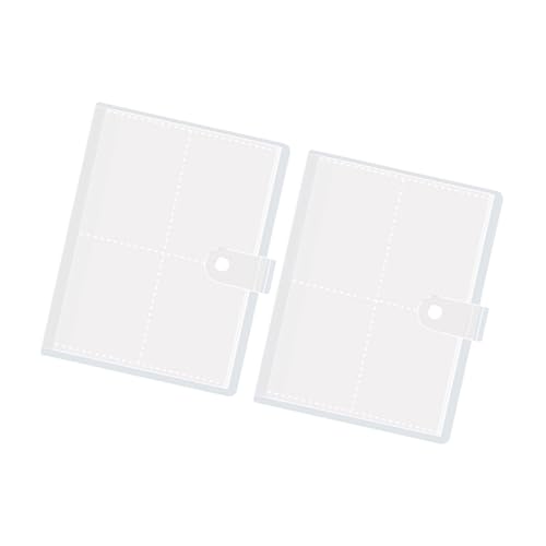 2 x Einsteckseiten-Album, kleine Datei-Organizer-Tasche mit 80/84/160 Fächern, große Kapazität für einfache Klassifizierung, einfacher Zugriff, Mehrzweck-Aufbewahrung von YIZITU