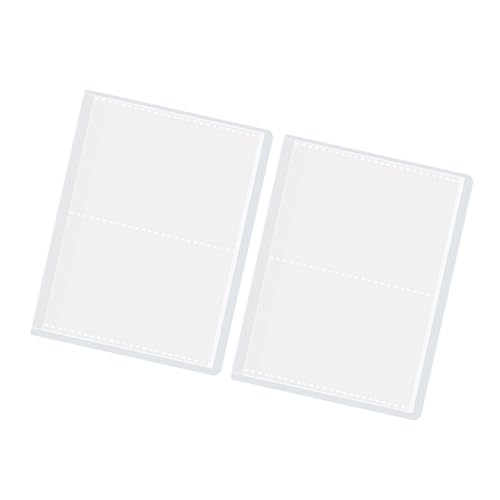 2 x Einsteckseiten-Album, kleine Datei-Organizer-Tasche mit 80/84/160 Fächern, große Kapazität für einfache Klassifizierung, einfacher Zugriff, Mehrzweck-Aufbewahrung 2 x Einsteckseiten-Album, kleine Datei-Organizer-Tasche mit 80/84/160 Fächern, große Kapazität für einfache Klassifizierung, einfacher Zugriff, Mehrzweck-Aufbewahrung von YIZITU