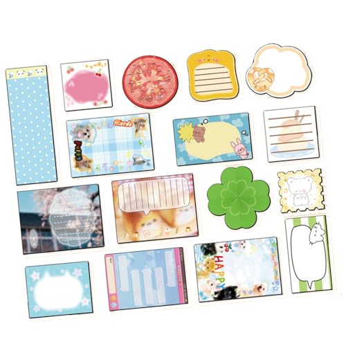200 Blatt Vintage Notizpapier Scrapbooking Dekoration Papier Notiz Erinnerungen auf Scrapbook Notizbuch Journal Planer Kreative Notizblöcke Set von YIZITU