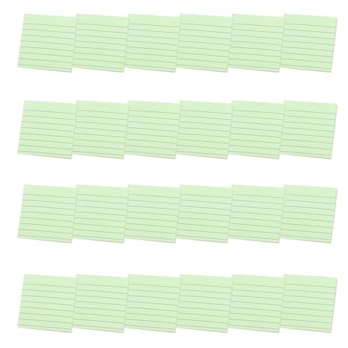 24 Stück linierte Haftnotizen, liniert, bunt, Schreibblock, praktischer Papierblock, Memos für Büro, Schule, liniert, Notizblöcke, buntes Geschenk von YIZITU