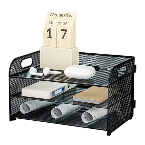 3-stöckige Aktenablagen, Schreibtisch-Organizer, Dokumentensortierer, Aktenhalter, Papier-Organizer, Aktenordner, Bürobedarf, Bürobedarf, Schreibtisch-Notizbücher, Sortierregal für Bibliothek 3-stöckige Aktenablagen, Schreibtisch-Organizer, Dokumentensortierer, Aktenhalter, Papier-Organizer, Aktenordner, Bürobedarf, Bürobedarf, Schreibtisch-Notizbücher, Sortierregal für Bibliothek von YIZITU