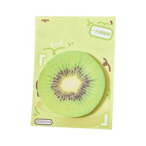 30 Blatt künstlerische Obst-Notizblock, schöne Haftnotizen, einfache Notizblock, Obst-Serie, Haftnotizen, Schule, Bürobedarf von YIZITU