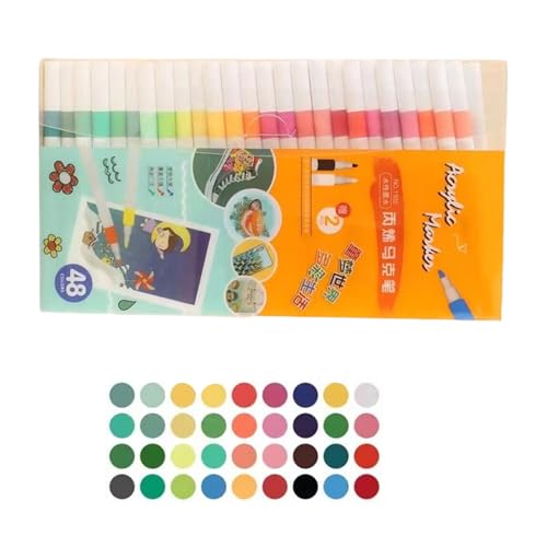 36/48/60 Farben, schnell trocknend, Acryl-Marker, Stift, Zeichnen, Malen, Malen, Malen, Malstifte, Malstifte für Kinder, Graffiti-Marker, Kunstbedarf 36/48/60 Farben, schnell trocknend, Acryl-Marker, Stift, Zeichnen, Malen, Malen, Malen, Malstifte, Malstifte für Kinder, Graffiti-Marker, Kunstbedarf von YIZITU