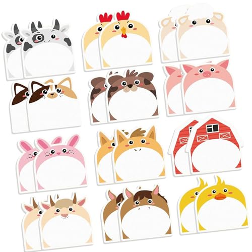 360 Blatt Cartoon Notizblock Haftnotiz Papier Kleine Notizen Memo Pad Kleine Notizblöcke Pocket Memopad zum Schreiben Student Planer Aufkleber von YIZITU