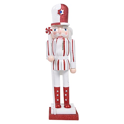 38 cm große Kuchen-Soldaten-Figur, Holzfigur, Spielzeug, Weihnachtsdekoration für Regale, Tische, Feiertage, Neujahr 38 cm große Kuchen-Soldaten-Figur, Holzfigur, Spielzeug, Weihnachtsdekoration für Regale, Tische, Feiertage, Neujahr von YIZITU