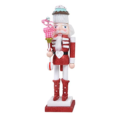 38 cm große Kuchen-Soldaten-Figur, Holzfigur, Spielzeug, Weihnachtsdekoration für Regale, Tische, Feiertage, Neujahr 38 cm große Kuchen-Soldaten-Figur, Holzfigur, Spielzeug, Weihnachtsdekoration für Regale, Tische, Feiertage, Neujahr von YIZITU