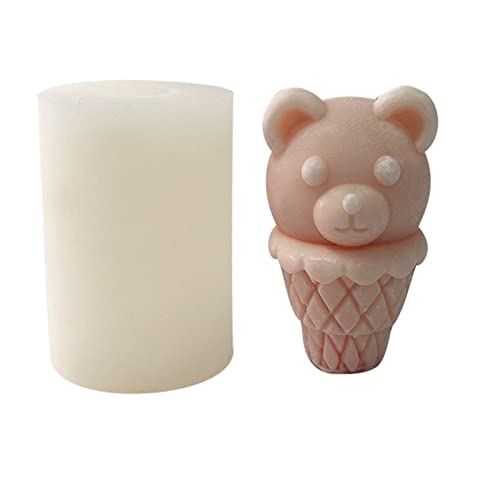 3D-Silikonform für Ostern, Eis, Bär, Ton, Harz, Seife, handgefertigt, Fondant, Kuchen, Backdekoration, Silikonform für die Herstellung 3D-Silikonform für Ostern, Eis, Bär, Ton, Harz, Seife, handgefertigt, Fondant, Kuchen, Backdekoration, Silikonform für die Herstellung von YIZITU