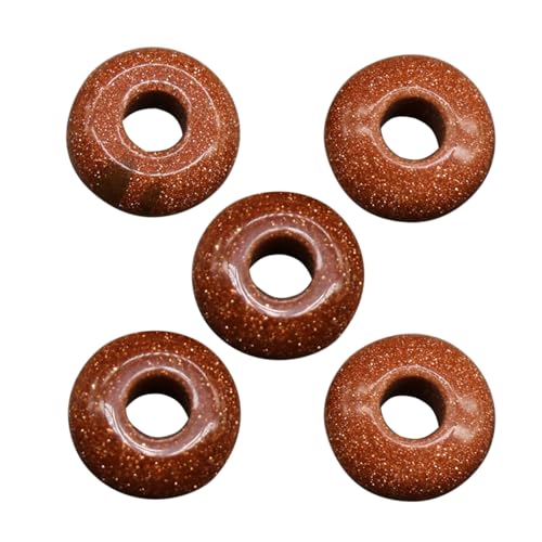 5 Stück/Lot 8 x 14 mm 5 mm großes Loch, natürlicher runder Stein, Kristall, lose Perlen, Charm-Anhänger für Schmuckherstellung, Zubehör 5 Stück/Lot 8 x 14 mm 5 mm großes Loch, natürlicher runder Stein, Kristall, lose Perlen, Charm-Anhänger für Schmuckherstellung, Zubehör von YIZITU