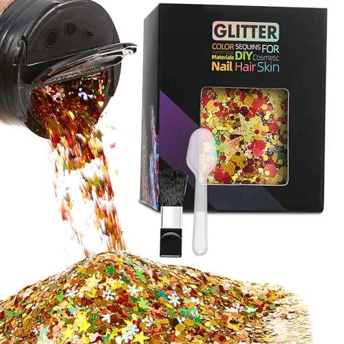 50 g Schneeflocke, fließender Sand, Weihnachts-Schneeflocken-Schleim, Charm, fließende Pailletten für Handwerk und Dekorationen, Schmuckherstellung 50 g Schneeflocke, fließender Sand, Weihnachts-Schneeflocken-Schleim, Charm, fließende Pailletten für Handwerk und Dekorationen, Schmuckherstellung von YIZITU