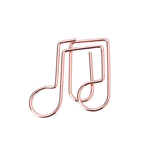 50pcs Notpapier Clips Stationäre Clips Papierklammern Dekorative Datei Ordner Datei Klemme Schulpapierklamme Büroklamme von YIZITU