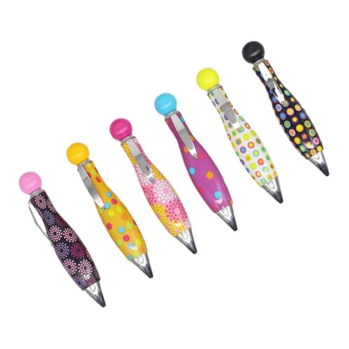 6 Stück kurzer, dicker Kugelschreiber, Schreibstift, kleiner Stift, breiter Griff, kleiner Stift, ältere Menschen, Studenten, Lehrer 6 Stück kurzer, dicker Kugelschreiber, Schreibstift, kleiner Stift, breiter Griff, kleiner Stift, ältere Menschen, Studenten, Lehrer von YIZITU