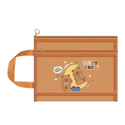 A 4 5 6 Tierdokument Organisatoren Datei Ordner Storage Bag Dokumenttasche Große Kapazität Reißverschlussbeutel Für Schüler von YIZITU