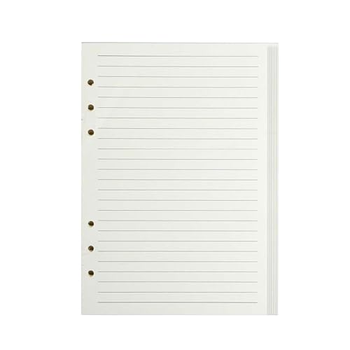 A 5 Gitter Nachfüllpapier Einlegeblätter Liniertes Papier 80 Blatt 6 Löcher Nachfüllbar Füllung für Notizbuch Planer A 5 Gitter Nachfüllpapier Einlegeblätter Liniertes Papier 80 Blatt 6 Löcher Nachfüllbar Füllung für Notizbuch Planer von YIZITU