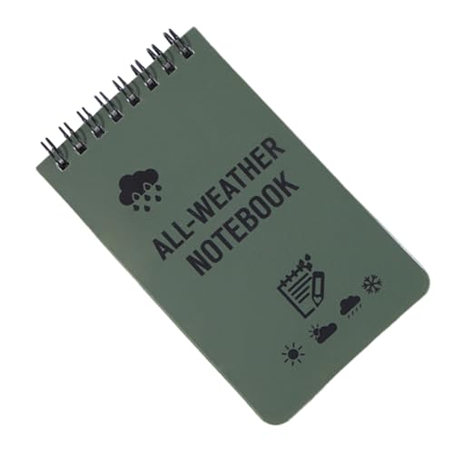 Allwetter-Notizbuch, wasserdicht, kleine Spiralen, Taschennotizblöcke, Schreiben im Regenfeld, wasserdichtes Taschennotizbuch, Allwetterspiralen, Notizblock, Schreiben im Regen, Notizblock Allwetter-Notizbuch, wasserdicht, kleine Spiralen, Taschennotizblöcke, Schreiben im Regenfeld, wasserdichtes Taschennotizbuch, Allwetterspiralen, Notizblock, Schreiben im Regen, Notizblock von YIZITU