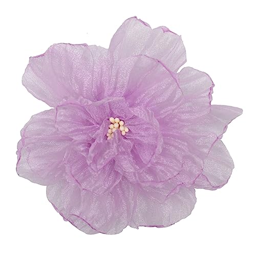 Band Vintage Organza-Spitze Blume Gazeband brennende Besätze Blume für Applikationen Nähen Handwerk Hochzeitskleid weiße Spitze Blume Verzierungen von YIZITU