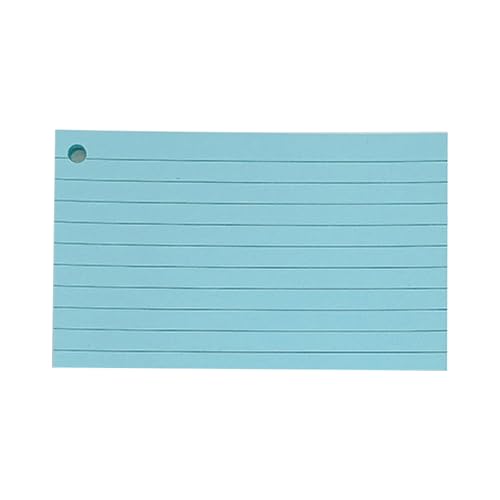 Blanko-Karteikarten, liniert, mit Binderingen, Lernnotizen, Präsentationskarten, ideal für Schule, Lernen, linierte Karten mit Binderingen, Lernkarten, Vokabelkarten für Schüler Blanko-Karteikarten, liniert, mit Binderingen, Lernnotizen, Präsentationskarten, ideal für Schule, Lernen, linierte Karten mit Binderingen, Lernkarten, Vokabelkarten für Schüler von YIZITU