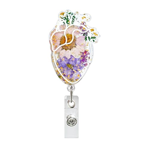 Blumenabzeichen Schwenk Clip Für Krankenschwester Doctor Student Acrylabzeichen Rollen Clip Retractable Rollenhalter Retractable Blumenabzeichen Schwenk Clip Für Krankenschwester Doctor Student Acrylabzeichen Rollen Clip Retractable Rollenhalter Retractable von YIZITU