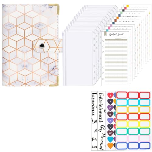 Budget-Binder-Planer-Set aus Leder für Geldspar-Tagebuch, Haushalts-Notizbuch-Set Budget-Binder-Planer-Set aus Leder für Geldspar-Tagebuch, Haushalts-Notizbuch-Set von YIZITU