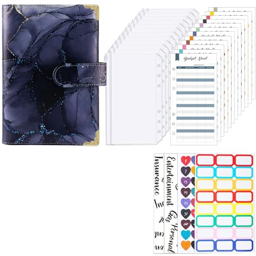 Budget-Binder-Planer-Set aus Leder für Geldspar-Tagebuch, Haushalts-Notizbuch-Set Budget-Binder-Planer-Set aus Leder für Geldspar-Tagebuch, Haushalts-Notizbuch-Set von YIZITU