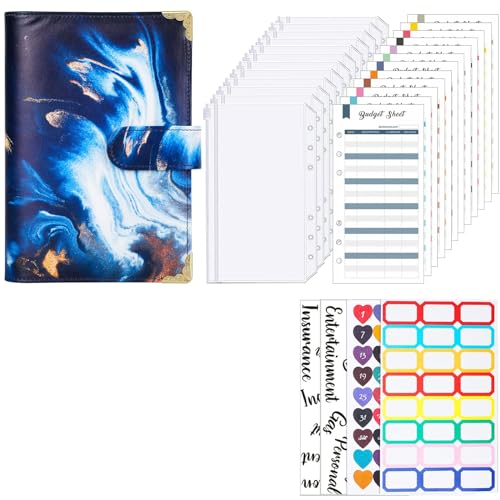 Budget-Binder-Planer-Set aus Leder für Geldspar-Tagebuch, Haushalts-Notizbuch-Set Budget-Binder-Planer-Set aus Leder für Geldspar-Tagebuch, Haushalts-Notizbuch-Set von YIZITU