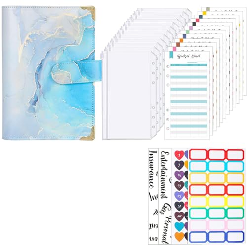 Budget-Binder-Planer-Set aus Leder für Geldspar-Tagebuch, Haushalts-Notizbuch-Set Budget-Binder-Planer-Set aus Leder für Geldspar-Tagebuch, Haushalts-Notizbuch-Set von YIZITU