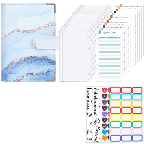 Budget-Binder-Planer-Set aus Leder für Geldspar-Tagebuch, Haushalts-Notizbuch-Set Budget-Binder-Planer-Set aus Leder für Geldspar-Tagebuch, Haushalts-Notizbuch-Set von YIZITU