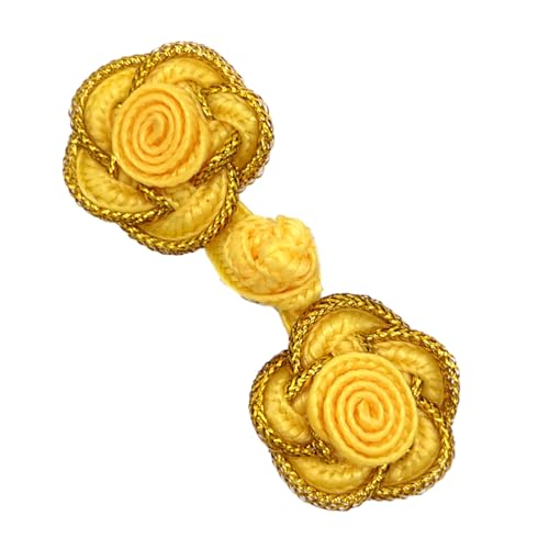 Cheongsam Froschknöpfe, Rosenverschluss, Nähverschlüsse für Pullover, Mantel, Cheongsam, traditionelles Handarbeit, Zubehör, Froschknopf Cheongsam Froschknöpfe, Rosenverschluss, Nähverschlüsse für Pullover, Mantel, Cheongsam, traditionelles Handarbeit, Zubehör, Froschknopf von YIZITU