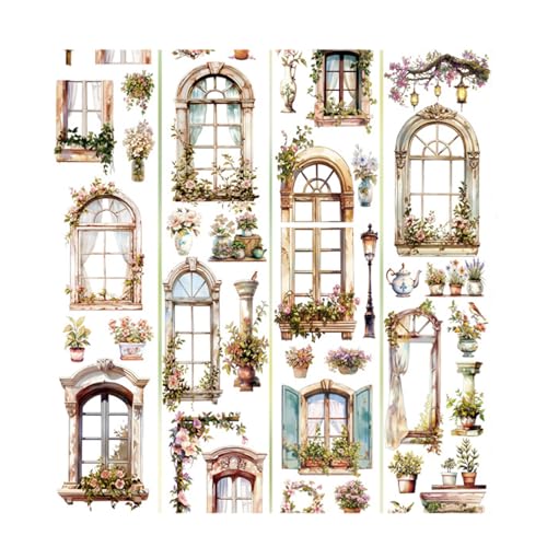 Dekoratives Klebeband mit Blumenmuster, 60 mm x 2 m, wasserabweisendes PET-Klebeband für Kunst, Handwerk, Scrapbooking, Tagebuch, Fotoalbum, Scrapbooking, Kartenherstellung, Aufkleber Dekoratives Klebeband mit Blumenmuster, 60 mm x 2 m, wasserabweisendes PET-Klebeband für Kunst, Handwerk, Scrapbooking, Tagebuch, Fotoalbum, Scrapbooking, Kartenherstellung, Aufkleber von YIZITU